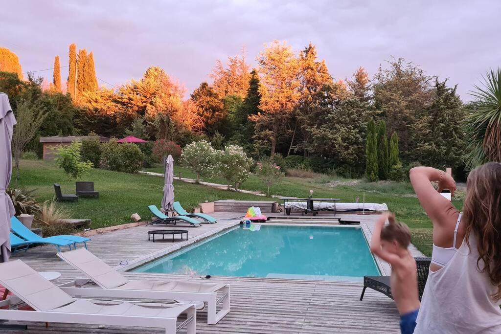 Chalet Bois Cosy Avec Piscine Aix Nature Aix-en-Provence Esterno foto