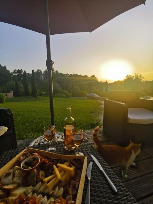 Chalet Bois Cosy Avec Piscine Aix Nature Aix-en-Provence Esterno foto